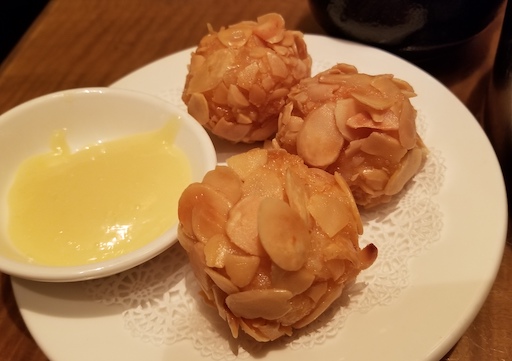 almond shrimp ball