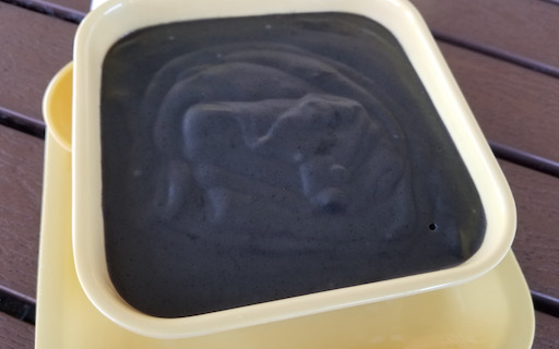 black sesame soup