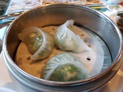 shrimp and chive dumpling