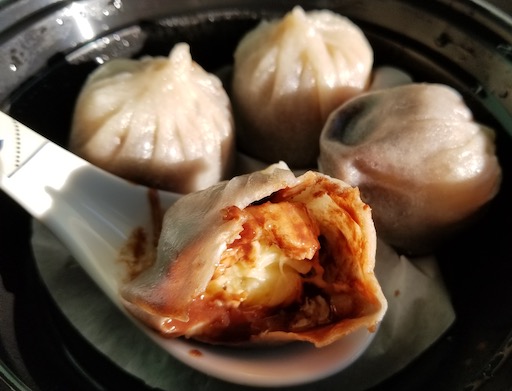 chocolate Shanghai dumpling