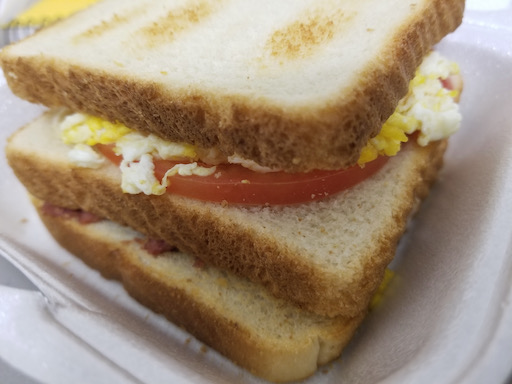 corned beef egg sandwich
