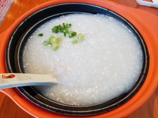 congee w/ dried scallops