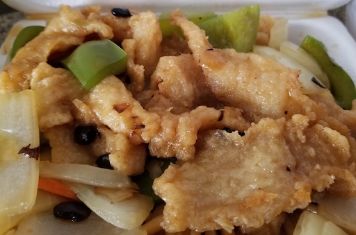 fish fillet with black bean sauce
