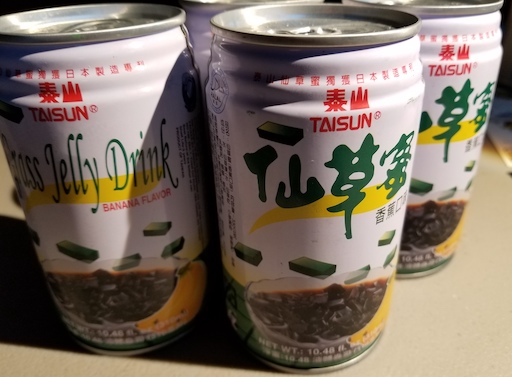 grass jelly drink