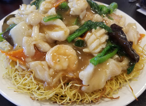 Hong Kong-style crispy noodles