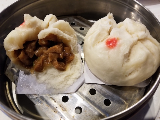 vegan BBQ pork bun