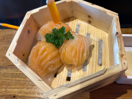 lobster shrimp dumpling
