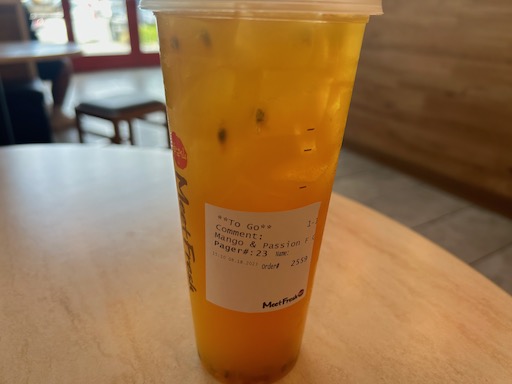 mango passion fruit green tea