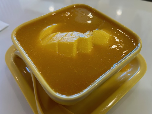 mango tofu pudding