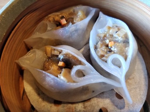 mushroom dumpling