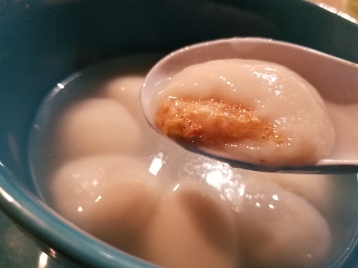 peanut rice balls