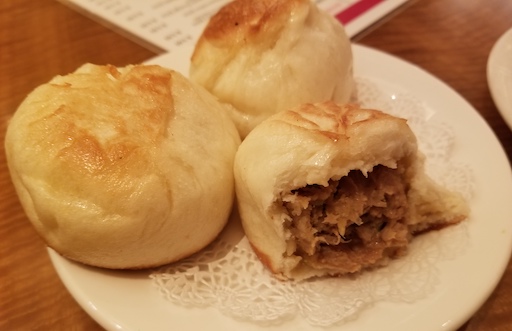 pan-fried pork bun