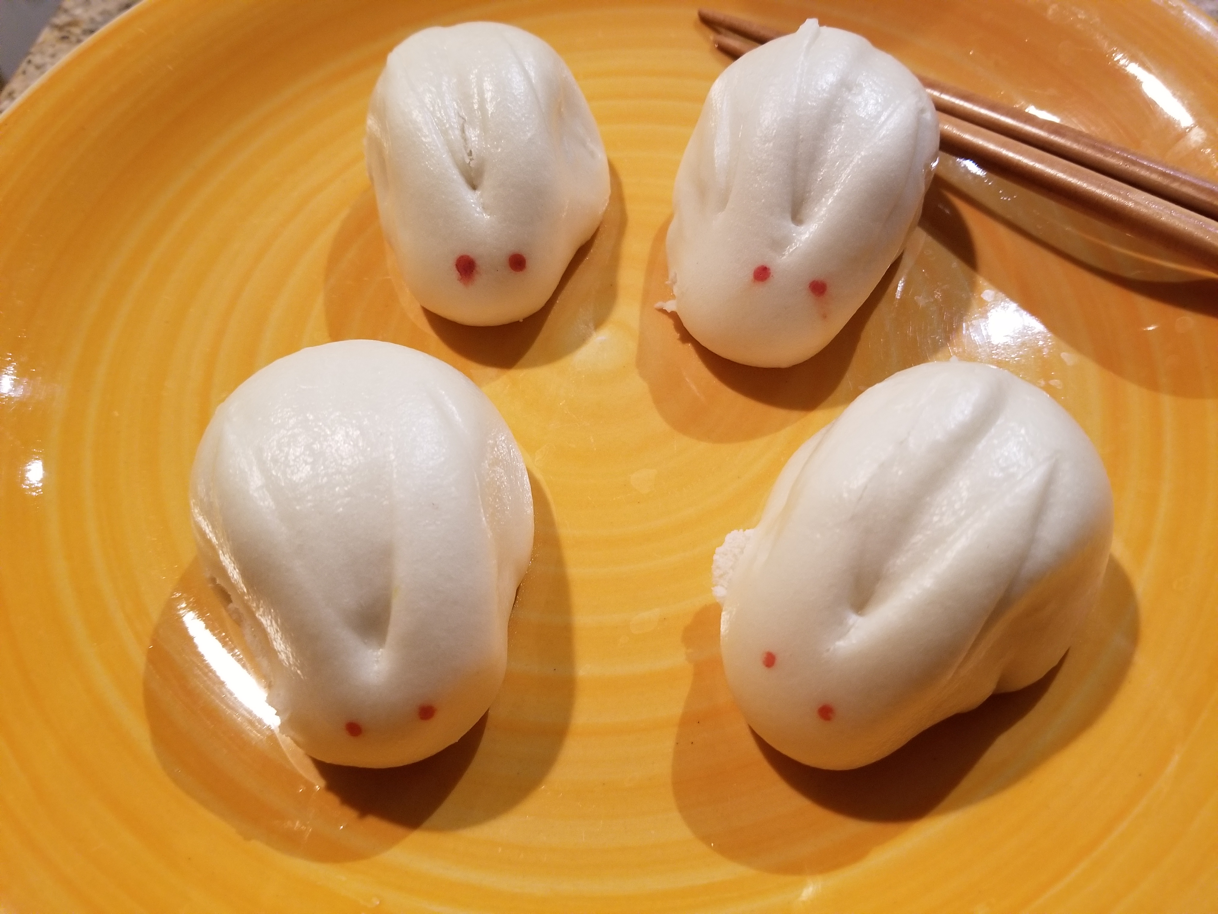 bunny custard bun
