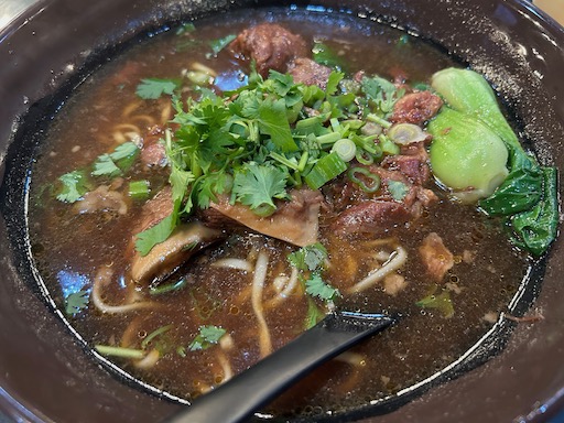 red-braised beef brisket noodle soup