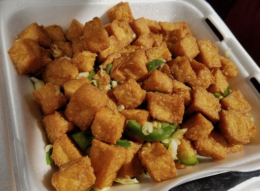 salt and pepper tofu