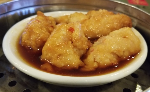 sweet and sour seafood nuggets