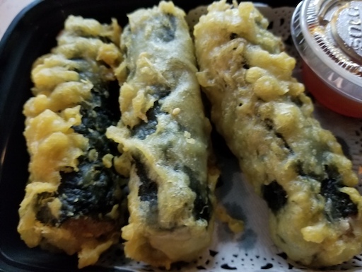 deep-fried seaweed roll