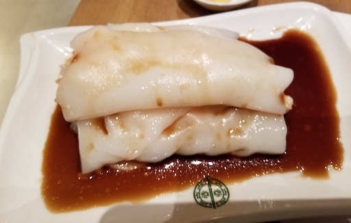 shrimp and chives rice roll