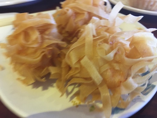 frizzy shrimp ball