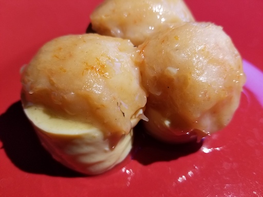 steamed tofu w/ minced shrimp