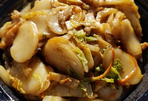 stir-fried rice cake