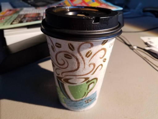 takeout cup