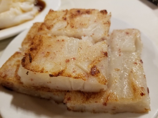 pan-fried turnip cake